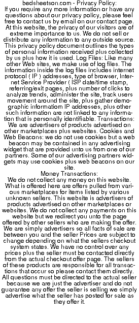 bedsheetson privacy