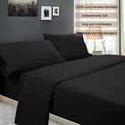 00b071vvwd8j King Black Bed Sheets Set With Pillowcases Microfiber For College