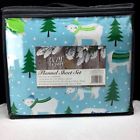 022143565697 Cozy Corner Flannel Sheet Set Full Polor Bear