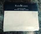 028828153708 Ralph Lauren Twin Flat Sheet Avery Cream Nwt