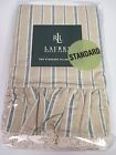 028828169471 Ralph Lauren Bucks County Neutral Ruffle Lace Striped 028828169471 Ralph Lauren Bucks County Neutral Ruffle Lace Striped