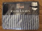 028828641427 Ralph Lauren Chambray Striped Flat Twin Sheet New