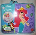 032281206604 Disney Little Mermaid Flannel Twin Sheet Set Ariel