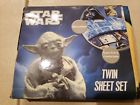 032281241919 Twin Star Wars Sheet Set Lucasfilm Yoda Darth