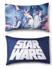 032281275440 Star Wars Classic Vintage Logo Character Reversibe Pillow