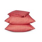 0547 062 18 Room Essentials Microfiber Sheet Set Twin Coral Hatches