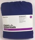0345 062181263 Room Essentials Microfiber Bed Sheet Set Blue Twin 490621812630 0345 062181263 Room Essentials Microfiber Bed Sheet Set Blue Twin 490621812630