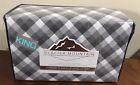 067955160166 Glacier Mountain Turkish Flannel King Sheet Set Diamond