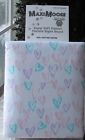 067955160371 Maxi Moose Pastel Heart Print Super Soft Flannel