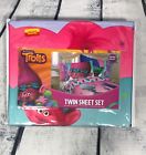 5447-82777 07-16 Dreamworks Trolls Twin Size Piece Sheet Set Microfiber Girl Kids