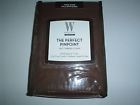 085769864285 Wamsutta Perfect Pinpoint King Pillowcases Mocha Brown Egyptian