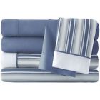 102002pk-bbt-tn Alcove Printed Cotton Rich Sheet Set Pack Navy 645470138961 102002pk-bbt-tn Alcove Printed Cotton Rich Sheet Set Pack Navy 645470138961