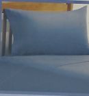 1046593 Divatex Twin Flannel Sheet Set Blue New 806222258348