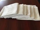S200flat-twin 106x72 6 Piece White Flat Sheet 200 Thread Egyptian Cotton Twin