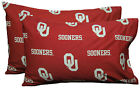 1080-0228 Oklahoma Pillow - Sooners Case Pair Printed 1080-0228 Oklahoma Pillow - Sooners Case Pair Printed