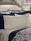 142 Point Bluff Ralph Lauren Ticking Sheet Stripe Flat King
