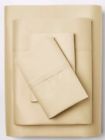 1737 Threshold Light Yellow Performance Sheet Set Full Flat Fitted Pillowcase