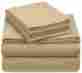 Piz190-velfl-qn-chm 190-gram Pinzon Signature Cotton Velvet Flannel Sheet Set Queen Chamois 696737254801