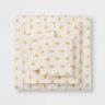 191908175225 Threshold Printed Flannel Sheet Set King Gold Flower 191908175225 Threshold Printed Flannel Sheet Set King Gold Flower