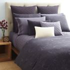 195133 Violet Vera Wang Queen Flat Sheet Plum Purple Ladder Stitching 100 Cotton Nip 883893257948