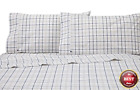 1a32620 Izod Windowpane Plaid Sheet Set 028828239105
