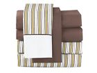 4nb430no10010 2-pack - 200 Sets Brown Home Sheet Thread Queen Gold Count Madison