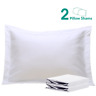 20170519pillowsham-white Ntbay Brushed Microfiber Standard Pillow Shams Set Of 695637293446