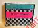209409 206676 Betsey Johnson New Full Sheet Set 4pc Ikat Dot Btb Teal Black White 883893373051