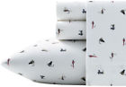 213016 Eddie Bauer Fishing Flies White Thread Count Twin 0883893405189