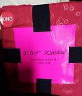 219584 Betsey Johnson King Sheet Set Cherry Play Embossed Nwt