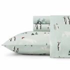 223706 Eddie Bauer Winter Gathering Flannel Sheet Set