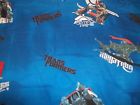 45287 22682 Craft Transformers Bed Sheet Flat Twin Size Bumblebee Optimus Prime Fabric