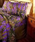 2601032 Afoyft Purple The Woods Full Size Sheet Pillow Case Set