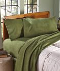 2641991 Afoyft Olive Green Twin Size Brushed Fleece Sheet Set Solid 2641991 Afoyft Olive Green Twin Size Brushed Fleece Sheet Set Solid