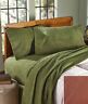 2641996 Afoyft Spice Full Size Brushed Fleece Sheet Set Solid Print