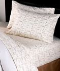 2770204 Afoyft Taupe Full Sheet Pillow Case Set Love Joy Faith