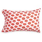 2a2311psrd Scribble Lips Standard Pillowcase Red 042075486624