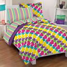 2a850602yl Dream Factory Rainbow Hearts Mini Bed In Bag Set By
