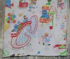 30031 Sesame Street Vintage Vtg Flat Sheet Circus Muppets Cutter Sewing