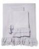 30337675820000 Sewn Made Voile Raw Double Ruffle Sheet Set 1000072833277