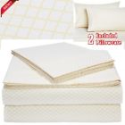 3171993221103 Amazonbasics Pcs Bed Sheet Set Queen Yellow Scallop