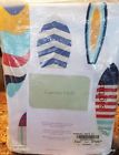 33101 Garnet Hill King Size Sheet Set Retired Surfboard Pattern Beach