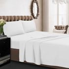 350ecpe4pssquwh Tribeca Living Egyptian Cotton Percale Sheet Set
