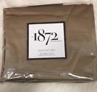 1872 3i10qflblm Bloomingdales Mochabrown Solid Flat Sheet Queen Egyptian Cotton 636206320057