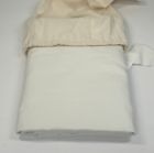 414183610008 Restoration Hardware Sateen Flat Sheet Twin Ivory New