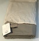 414184530008 Restoration Hardware Sateen Flat Sheet Cal King Prairie