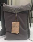 414390970001 Restoration Hardware Jersey King Pillowcases Graphite New