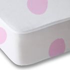 43224-2032 Where The Polka Dots Roam Pink Microfiber Crib 722589279218