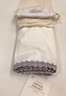 483205060008 Restoration Hardware Vintage Crochet Standard Pillowcase Cotton Lilac