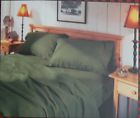 490601100412 Unbranded Woolrich Home Green Flannel Sheet Set Twin